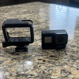 GoPro Black 7 Camera with Mount Frame